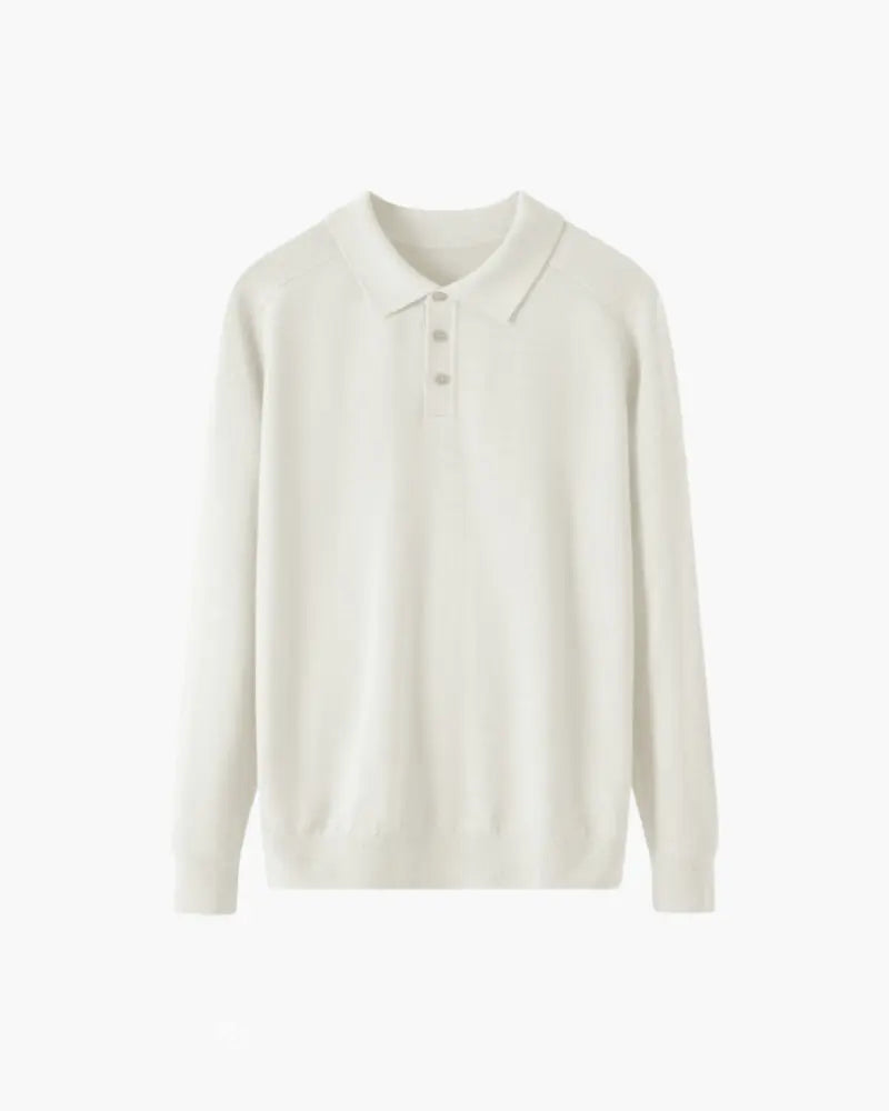 100% Premium Wełniany Polo Norwyn