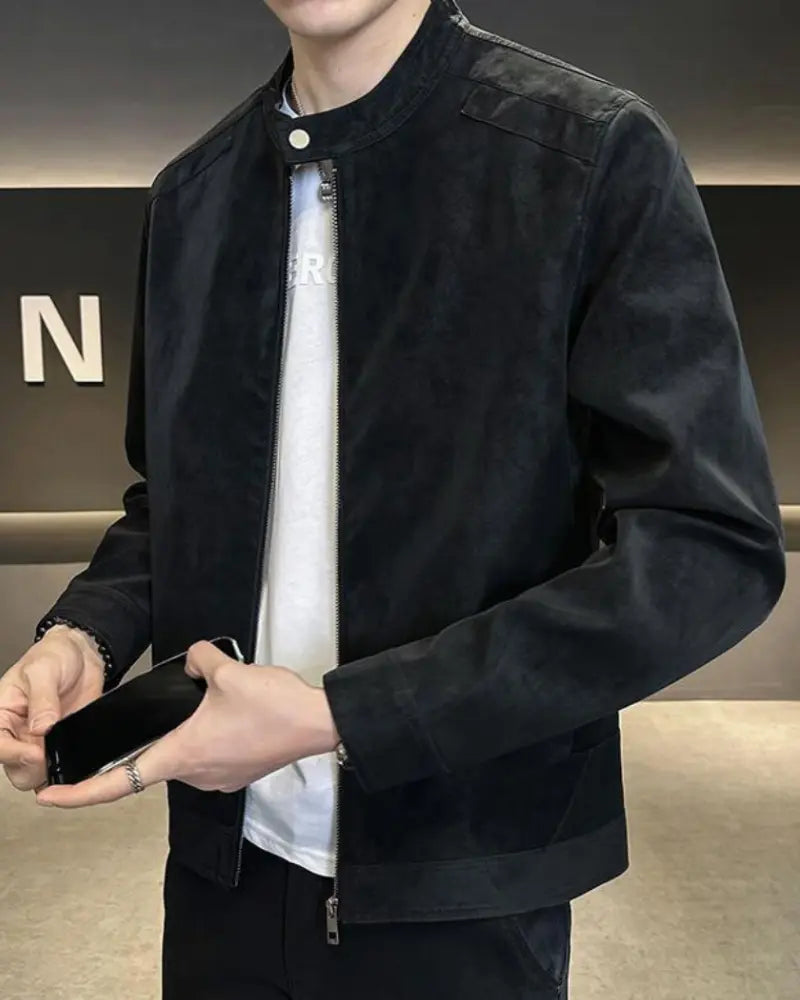 Kurtka ze Skóry Zamszowej Estate Norwyn