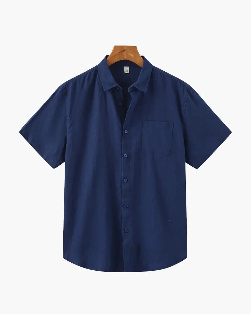 Kapsztad - Koszula lniana (krótki rękaw) Norwyn